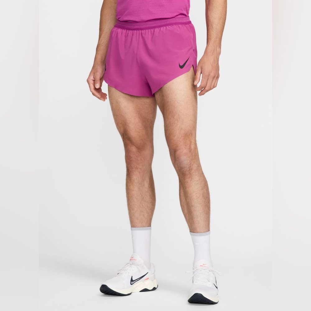 Nike AeroSwift Men's Dri-FIT ADV 2" Brief-Lined Running Shorts Size Small Purple